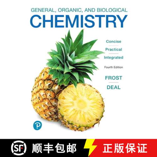 【3-4周达】精装 General, Organic, and Biological Chemistry [9780134988696]