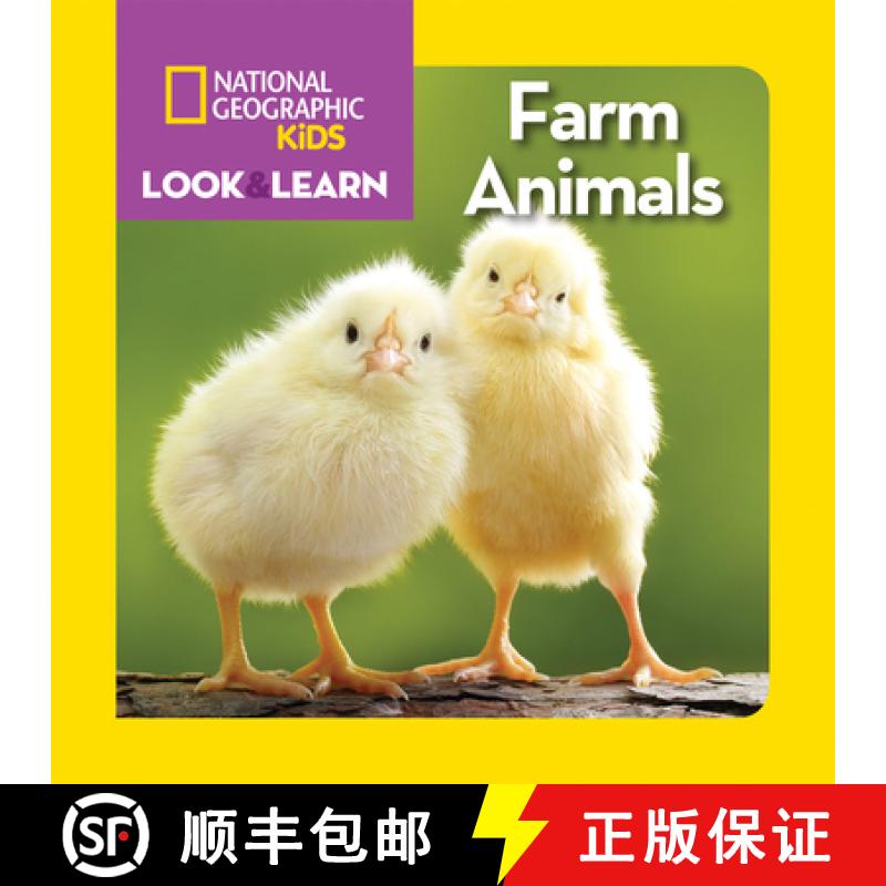 【3-4周达】National Geographic Kids Look and Learn: Farm Animals [9781426323072]