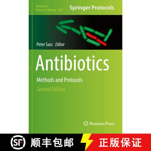 【3-4周达】Antibiotics : Methods and Protocols (Second Edition 2023) [9781071628577]