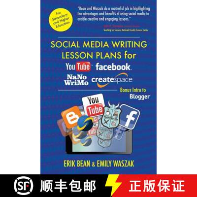【3-4周达】Social Media Writing Lesson Plans for YouTube, Facebook, NaNoWriMo, CreateSpace: Bonus Int... [9781633911598]