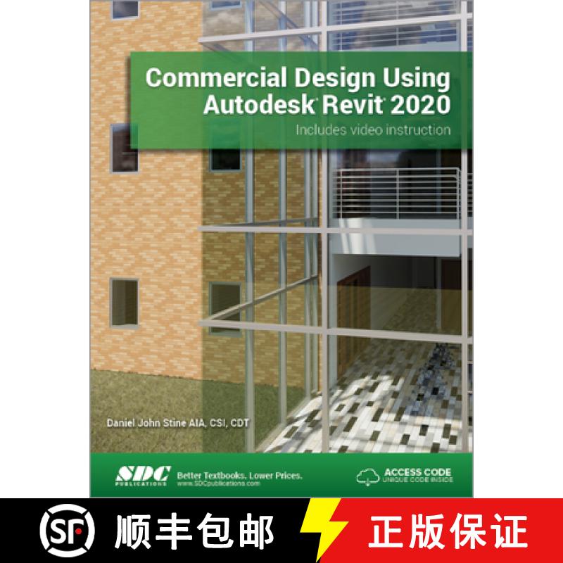 【3-4周达】Commercial Design Using Autodesk Revit 2020 [9781630572488]