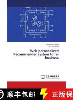 预订 Web personalized Recommender System for e-business [9783659877759]