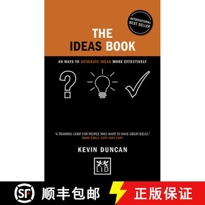 【3-4周达】The Ideas Book: 60 Ways to Generate Ideas More Effectively [9781912555260]