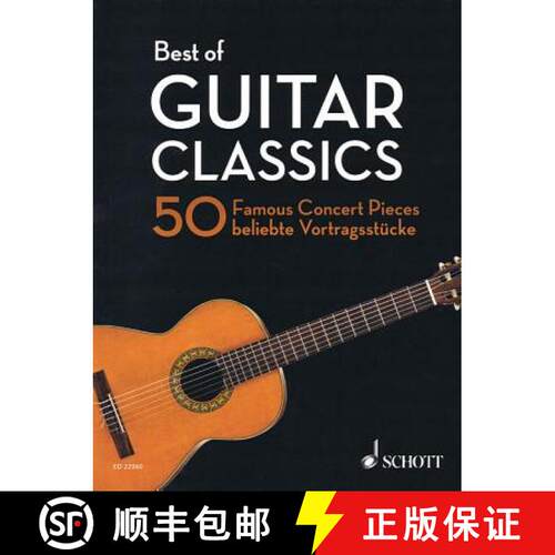 【3-4周达】Best of Guitar Classics: 50 Famous Concert Pieces for Guitar / 50 Beliebte Vortragsstucke ... [9783795749729]