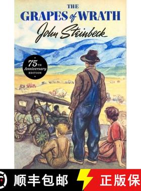 【3-4周达】The Grapes of Wrath: 75th Anniversary Edition [9780670016907]