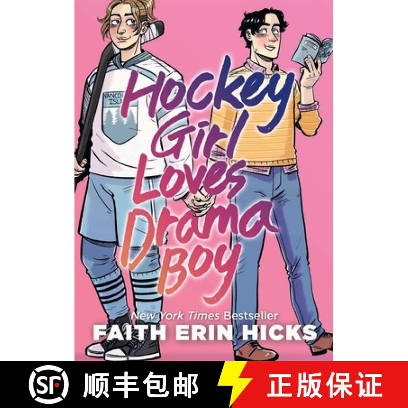 【3-4周达】Hockey Girl Loves Drama Boy : A Feel-Good YA Graphic Novel with an Unexpected Romance [9781035041428]