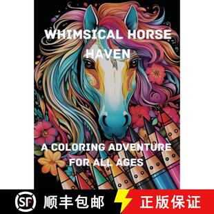 Coloring Haven Adventure Ages Whimsical All 4周达 9798869083579 Horse for