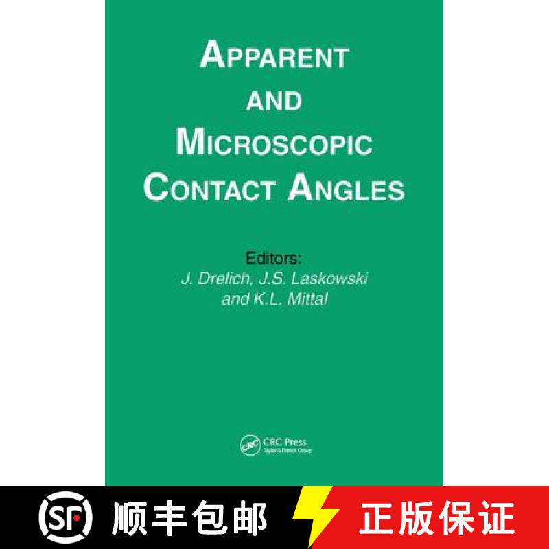 【3-4周达】Apparent and Microscopic Contact Angles [9789067643214]