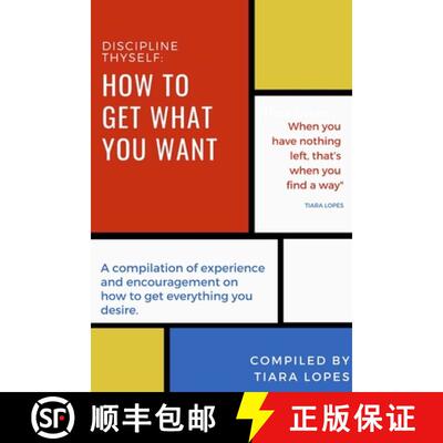 【3-4周达】Discipline Thyself: Secrets to self Motivation and having everything you want [9780359543281]