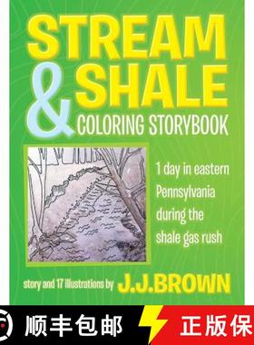 【3-4周达】Stream and Shale Coloring Storybook [9780983821168]