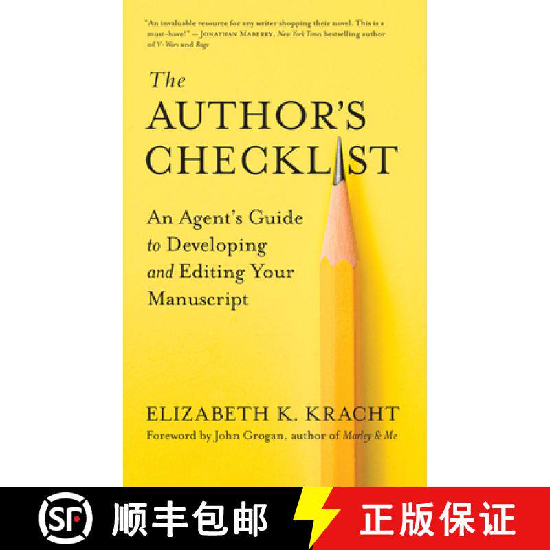 【3-4周达】The Author's Checklist: An Agent's Guide to Developing and Editing Your Manuscript [9781608686629]