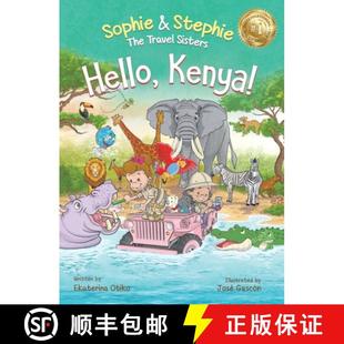 Book Kids Safari Animal Kenya 9781959490036 Hello Children Picture for Adventure Ages 4周达