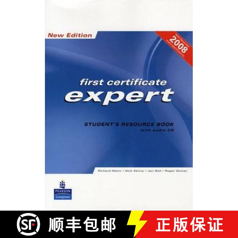 【3-4周达】FCE Expert New Edition Students Resource Book no Key/CD Pack [9781405880831]