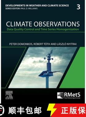 【3-4周达】Climate Observations: Data Quality Control and Time Series Homogenization Volume 3 [9780323904872]