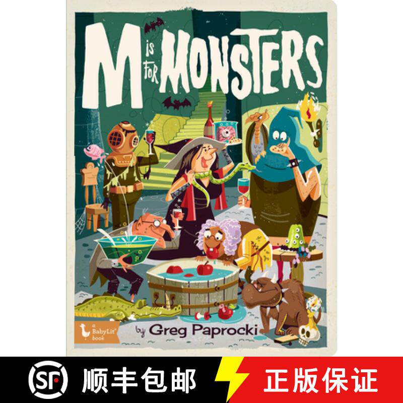 【3-4周达】M Is for Monsters [9781423667544]