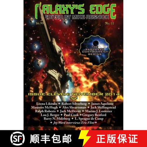 【3-4周达】Galaxy's Edge Magazine: Issue 11, November 2014 [9781612422428]
