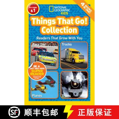 预订 Things That Go! Collection (National Geographic Kids Readers, Levels Pre-Reader & 1): Readers Th... [9781426319723]