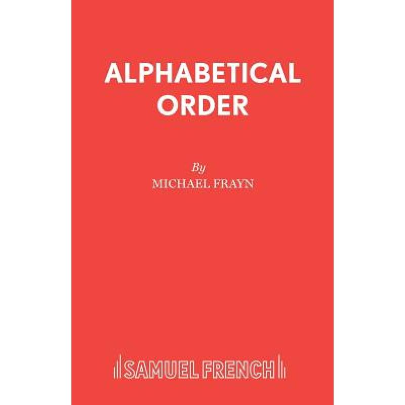 预订 alphabetical order [9780573016004]