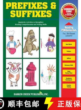 预订 Reading Fundamentals - Prefixes & Suffixes: Learn about Prefixes & Suffixes and How to Use Them ... [9781928961567]