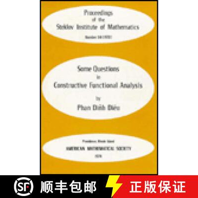 【3-4周达】Some Questions in Constructive Functional Analysis [9780821830147]