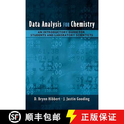 【3-4周达】精装 Data Analysis for Chemistry: An Introductory Guide for Students and Laboratory Scient... [9780195162103]