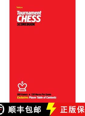 预订 Tabiya Tournament Chess Scorebook: Cover Style: Red [9780985644253]