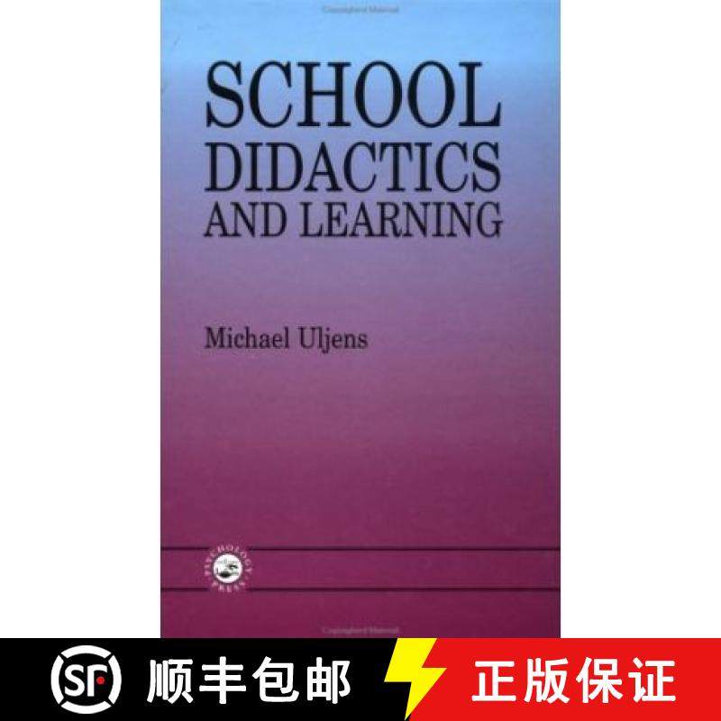 【3-4周达】School Didactics And Learning: A School Didactic Model Framing An Analysis Of Pedagogical ... [9780863777004]
