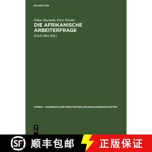 【3-4周达】精装 Die afrikanische Arbeiterfrage [9783111069982]