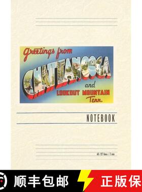 【3-4周达】Vintage Lined Notebook Greetings from Chattanooga, Tennessee [9798385447510]