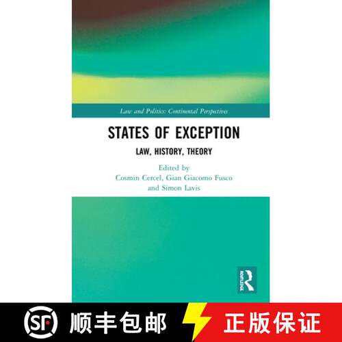 【3-4周达】精装 States of Exception : Law, History, Theory [9780367077167]