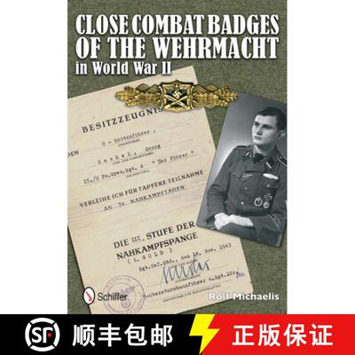 【3-4周达】精装 Close Combat Badges of the Wehrmacht in World War II [9780764342585]