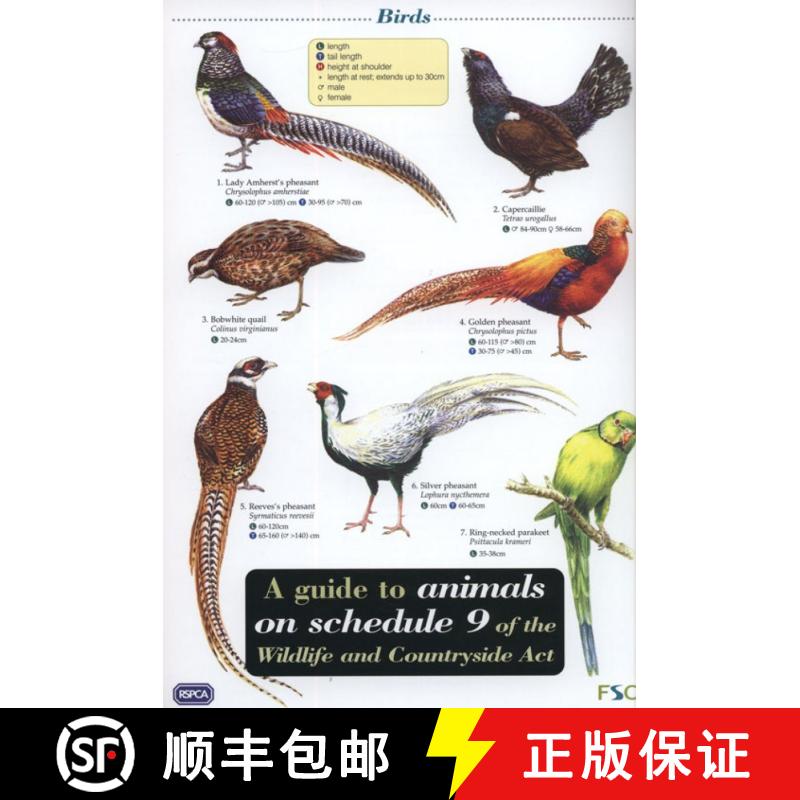 【3-4周达】A Guide to Animals on Schedule 9 of the Wildlife and Countryside Act [9781851532360]