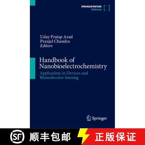 【3-4周达】精装 Handbook of Nanobioelectrochemistry: Application in Devices and Biomolecular Sensing ... [9789811994364]