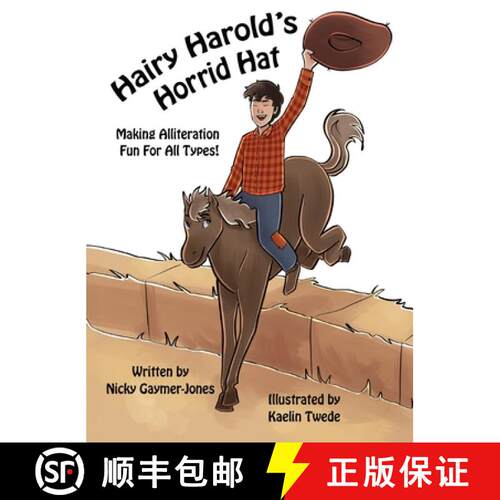 【3-4周达】精装 Hairy Harold's Horrid Hat: Books for Early Readers, Making Alliteration Fun! [9781964411316]