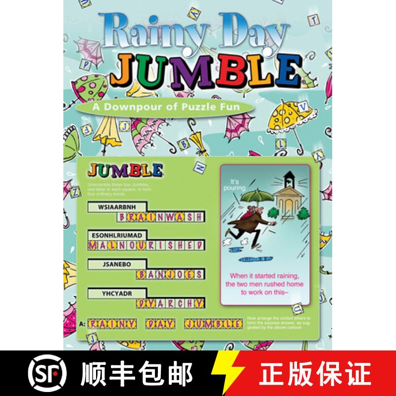 【3-4周达】Rainy Day Jumble (R): A Downpour of Puzzle Fun [9781600783524]
