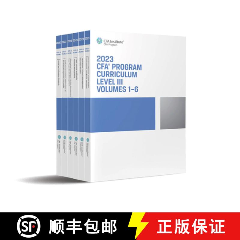 【3-4周达】2023 Cfa Program Curriculum Level III Box Set [9781953337191]