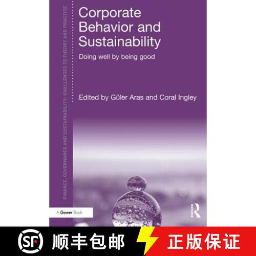 【3-4周达】精装 Corporate Behavior and Sustainability: Doing Well by Being Good [9781472457691]