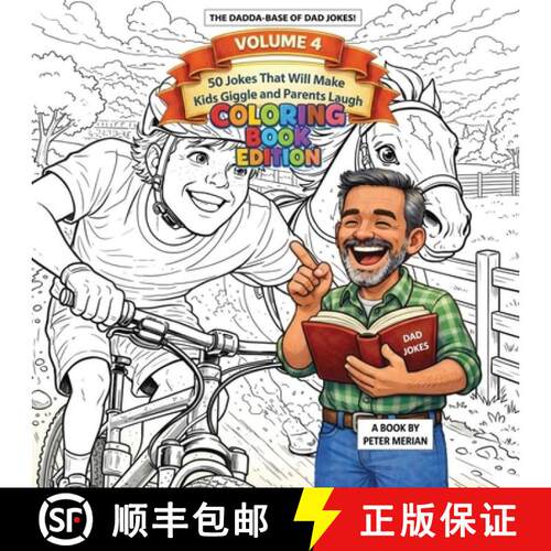 【3-4周达】The Dadda Base Of Dad Jokes  Volume 4: Coloring Book Edition [9798256146283]