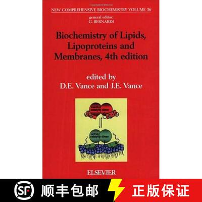 【3-4周达】Biochemistry of Lipids, Lipoproteins and Membranes: Volume 36 [9780444511393]