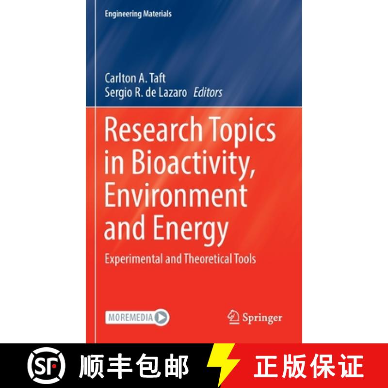【3-4周达】Research Topics in Bioactivity, Environment and Energy : Experimental and Theoretical Tools [9783031076213]