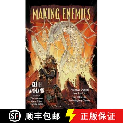 【3-4周达】精装 Making Enemies: Monster Design Inspiration for Tabletop Roleplaying Games [9781668093344]