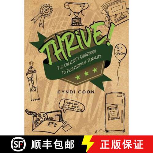 【3-4周达】Thrive!: The Creative's Guidebook to Professional Tenacity [9781516522606]