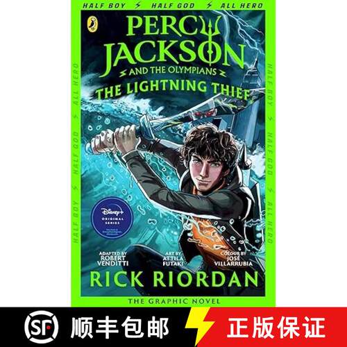 波西杰克逊与神火之盗 漫画版 Percy Jackson and the Lightning Thief: The Graphic Novel (Book 1) [9780141335391]