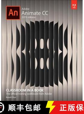 【3-4周达】Adobe Animate CC Classroom in a Book (2019 Release) [9780135298886]