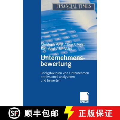 【3-4周达】Unternehmensbewertung : Erfolgsfaktoren von Unternehmen professionell analysieren und bewe... [9783322907936]