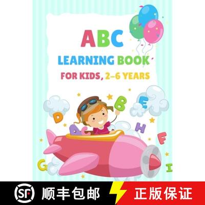 【3-4周达】ABC Learning Book For Kids 2-6 Years: Tracing and Coloring Book for Preschoolers and Kids ... [9783986111304]