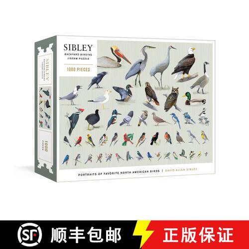 Sibley Backyard Birding Puzzle: 1000-Piece Jigsaw Puzzle with Portraits of Favorite North American Bi... [9780593233528]