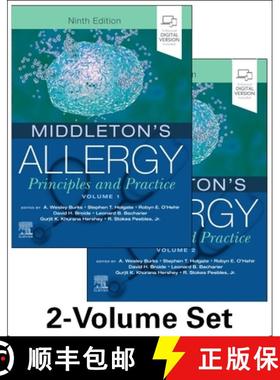 【3-4周达】Middleton's Allergy 2-Volume Set: Principles and Practice [9780323544245]