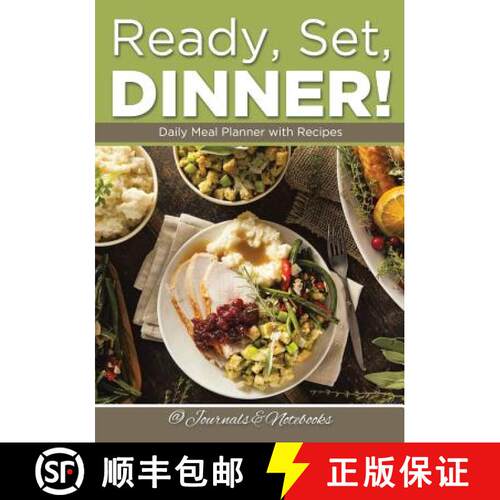 【3-4周达】Ready, Set, Dinner! Daily Meal Planner with Recipes [9781683265566]