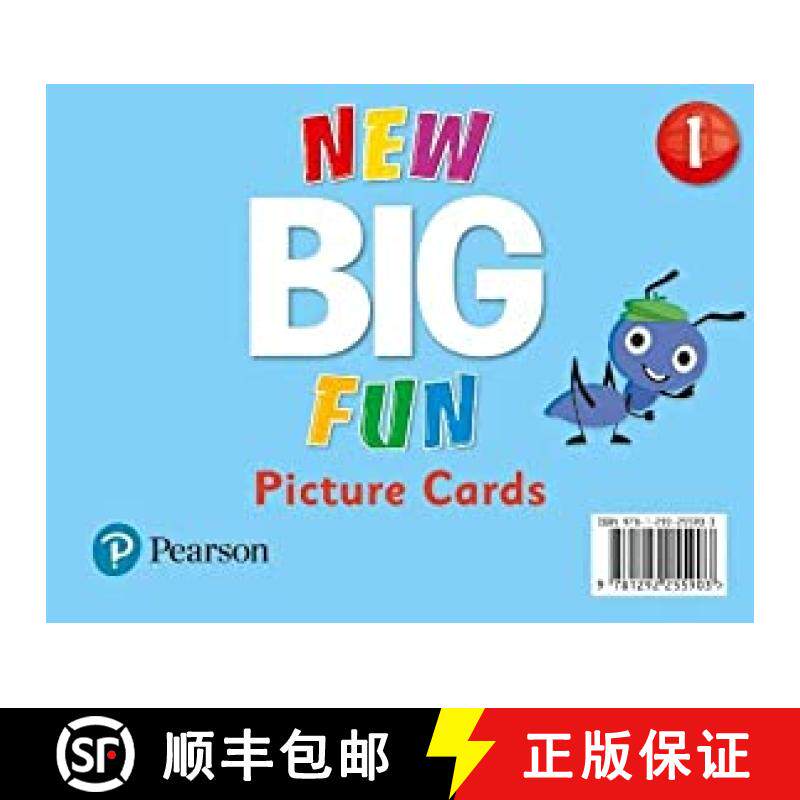 【3-4周达】New Big Fun - (AE) - 2nd Edition (2019) - Picture Cards - Level 1 [9781292255644]